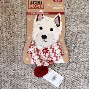 Get Cozy S/M Holiday Dog Scarf
